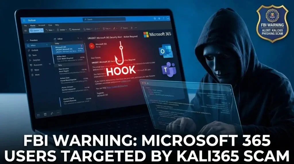 FBI Warns Microsoft 365 users of the Kali365 phishing scam through an official alert.