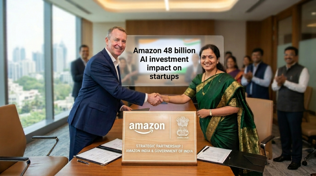 Amazon 48 billion AI investment impact on startups