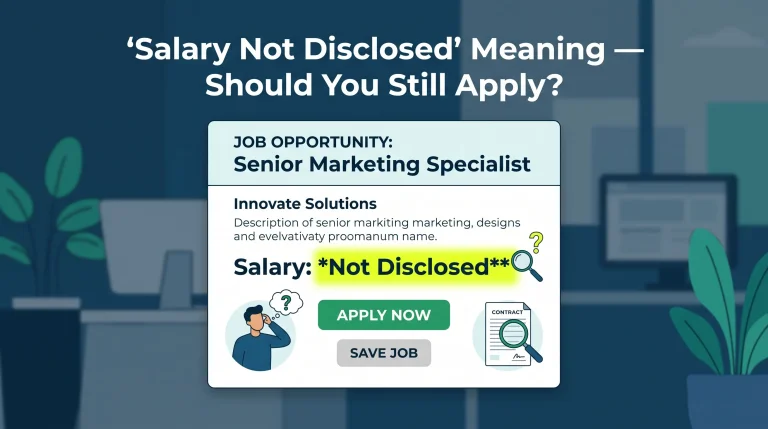 salary not disclosed meaning