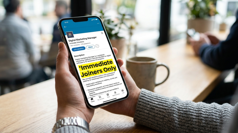 immediate joiner meaning