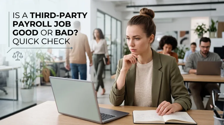 is third-party payroll job good or bad