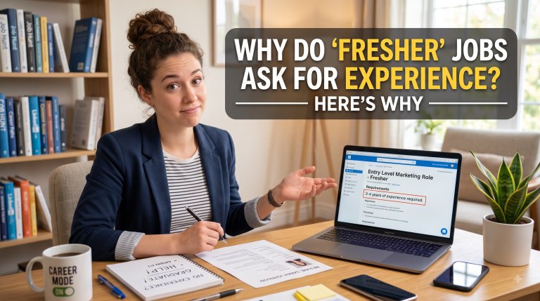 why do fresher jobs ask for experience