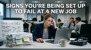 being set up to fail at a new job